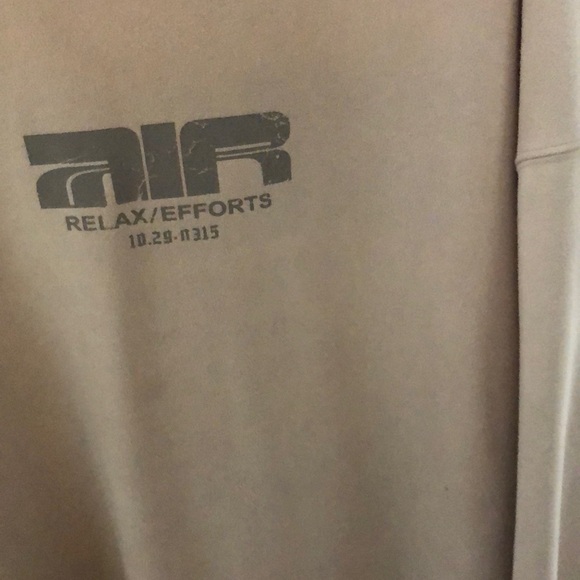 Men's white loose long sleeves - Picture 9 of 9